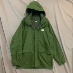M THE NORTH FACE ザノースフェイス ハイベント オーバーサイズ カーキ ウィンドブレーカー ジャケット