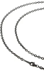 [Napist] ネックレス チェーン メンズ 316L サージカルステンレス 金属アレルギー対応 チタンコーティング NPN302 ブラック 光沢 つや消し