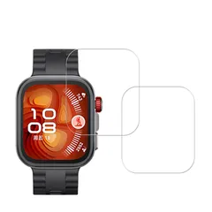 対応 HUAWEI WATCH FIT 4 Pro 用 ガラスフィルム (2枚入り) 強化ガラス 液晶 保護フィルム 硬度9H 国産硝子素材