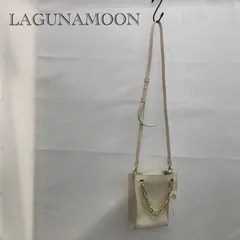 未使用 Lagunamoon ラグナムーン MARK STYLER チェーンショルダーミニバッグ ハンドバッグ F アイボリー レディース 鞄 _232067のサムネイル