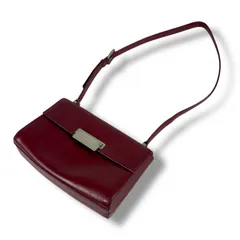 プラダ　PRADA ワンショルダーバッグ　カーフレザー　レッド　ボルドー　肩掛け