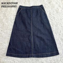 MADISONBLUE トラペーズデニムロングスカート フレア - メルカリ