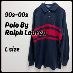Polo By Ralph Lauren トップス ポロシャツ ネイビー メンズ 古着 Lサイズ ポロバイラルフローレン