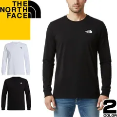 ノースフェイス THE NORTH FACE ロンT Tシャツ 長袖 メンズ 2026年春夏新作 シンプルドーム ワンポイント ロゴ 刺繍 クルーネック 丸首 大きいサイズ ブランド 黒 ブラック SIMPLE DOME LS TEE NF0A8EU3