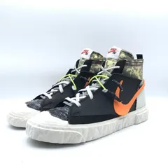 【中古】READY MADE×NIKE BLAZER Mid Black 27.5cm CZ3589-001 レディメイド × ナイキ ブレーザー ミッド ブラック[17]