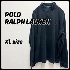 POLO RALPH LAUREN トップス ハーフジップ ネイビー メンズ 古着 XLサイズ ポロラルフローレン
