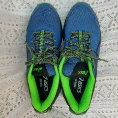 アシックス ブルー/グリーン スニーカー Ortholite 260mm