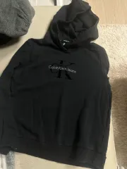 Calvin Klein Jeans (カルヴァンクラインジーンズ) ブラック フーディー Tシャツ 2回着用 XS