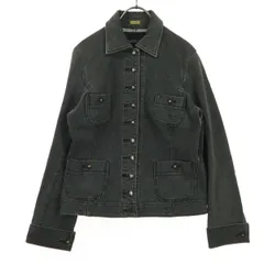 INGEBORG インゲボルグ 日本製 長袖 デニムジャケット M グレー レディース 古着