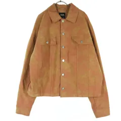 ZARA ザラ 長袖 フェイク レザージャケット L ピンク メンズ 古着