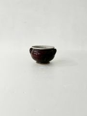 フランスアンティーク】 CulNoir 壺 陶器 キュノワール 持ち手つき 