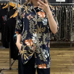 【USED/柄シャツ】