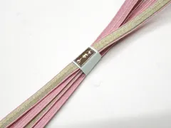 【一輝堂】和装小物 帯締め 平組 金糸 帯締 26w02-1666