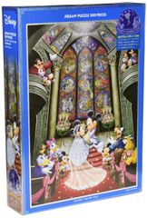 〇J⑧1006 未使用 レトロ ディズニー ウエディングベル パズル 1500 