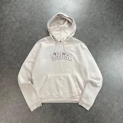55DSL DIESEL Hoodie archive ディーゼル スウェット パーカー フーディー プルオーバー コットン オフホワイト ワッペン アーカイブ メンズ L