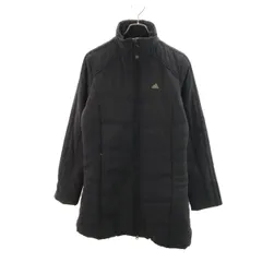 adidas アディダス 中綿コート M ブラック レディース 古着