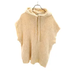 ZARA ザラ ニットベスト L 生成り レディース 古着