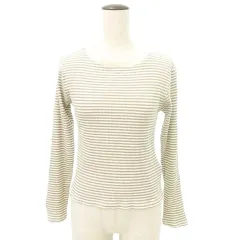 センスオブプレイス バイ アーバンリサーチ Sense of Place by Urban Research ボーダー カットソー 長袖 ワンサイズ ベージュ ■GY99