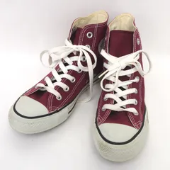 CONVERSE / コンバース ◆ハイカットスニーカー/ALL STAR/ワインレッド/24.5cm 1C032 【レディース/ガールズ/LADY/女性/婦人】【靴/クツ/シューズ/SHOES】 レディースファッション【中古】 