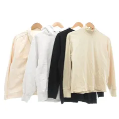 ユニクロ UNIQLO GU 4点セット まとめ Tシャツ パーカー ジャケット M ナチュラル ブラック ライトグレー /UO MMT