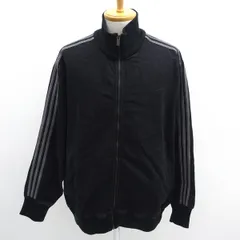adidas / アディダス ◆アディカラーデニム ファイヤーバード トラックトップ/ブラック/3XL KD1516 【メンズ/MEN/男性/ボーイズ/紳士】 メンズファッション【中古】 