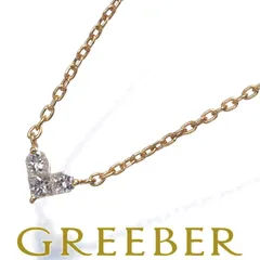 スタージュエリー ネックレス ダイヤ ダイヤモンド 0.10ct ミステリアスハート K18YG #187056