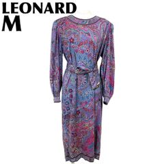 LEONARD レオナール ペイズリー柄 ロングワンピース - メルカリ