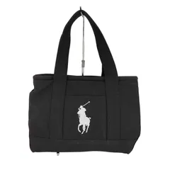 ポロラルフローレン POLO RALPH LAUREN School Tote Medium ビッグポ二ー キャンバス トートバッグ レディース 表記無 