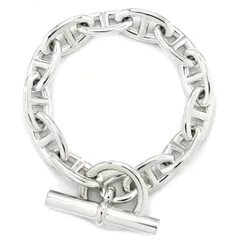 エルメス HERMES ブレスレット シェーヌダンクル GM シルバー925 シルバー 12コマ スターリングシルバー AG925   【箱】【中古】