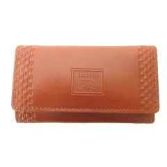 バーバリーズ Burberrys レザー キーケース 4連 ノバチェック 茶 ブラウン ORG ☆AA★