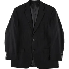 古着 ラルフローレン Ralph Lauren LAUREN ローレン ストライプ柄 ウールテーラードジャケット メンズM相当/eaa615953