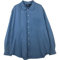 古着 ラルフローレン Ralph Lauren POLO by Ralph Lauren BONNARD 長袖 シルクシャツ メンズXL相当/eaa616001