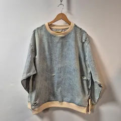 ZARA ザラ デニム ウォッシュ ヴィンテージ スウェット Mサイズ (状態S級)