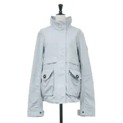 CANADA GOOSE カナダグース ジャケット グレー サイズ:M/M | エルミラ ボンバー ジャケット | ELMIRA BOMBER | スタンドカラー ワッペン ナイロン | アウター ブルゾン 上着【レディース】【中古】のサムネイル