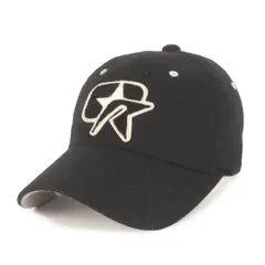 REVOLVER リボルバー キャップ ブラック 黒 サイズ:M | 00s 初期モデル ロゴワッペン ウール 6パネルキャップ | 00年代 アーカイブ | ブランド 帽子 | 日本製【メンズ】【中古】のサムネイル