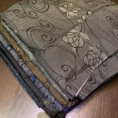 【まとめ売り】正絹大島紬7枚　リメイク素材