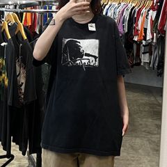 CAJT ムービー Tシャツ リング ホラー 映画 コメディ ネタ 黒 古着 