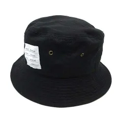ダブルジェイケイ wjk reluxe コットンツイル バケット ハット cotton twill bucket hat ブラック 黒 F WR25W-34