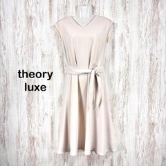 美品☆セオリーリュクス ノースリーブロングワンピース ペチコート付き