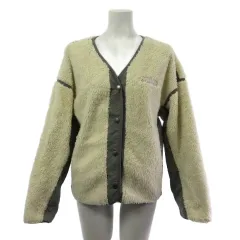 コロンビア Columbia PL3043 リバーシブル 中綿フリースジャケット ナイロン ノーカラー グレー アイボリー ブラック Mのサムネイル