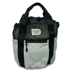 FREDRIK PACKERS(フレドリック パッカーズ) ハンドバッグ - グレー×黒 メッシュ