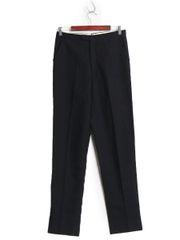 極美品】ワコマリア BASQUIAT PLEATED TROUSERS L 黒 - メルカリ