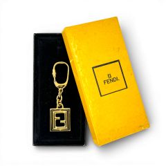FENDI フェンディキーホルダー FFロゴ ズッカ ゴールド 金 - メルカリ