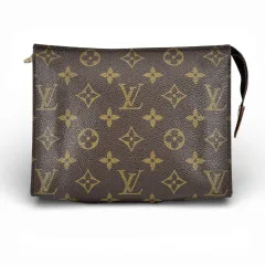 美品 LOUIS VUITTON モノグラム ポッシュトワレ 19 M47544 クラッチバッグ