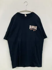ALSTYLE アルスタイル Tシャツ/カットソー L ネイビー 前面プリント バックプリント ブランドロゴ ミドル丈 半袖 クルーネック(丸首)