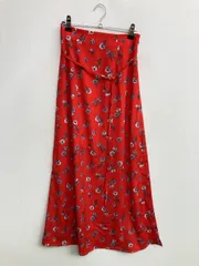 Lily brown リリーブラウン ロングスカート F レッド