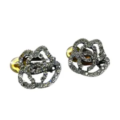 ☆CHANEL シャネル カメリア イヤリング 