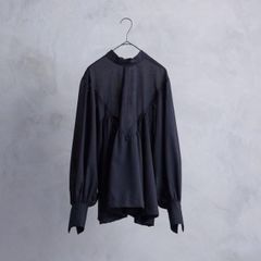 新品未使用☆ebur エブール フラッフィーオーガンジー 2WAYブラウス