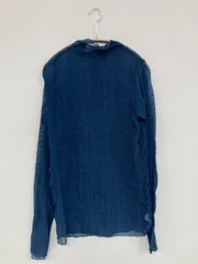 JEANASIS ジーナシス Tシャツ/カットソー F ブルー 無地 ミドル丈 長袖 タートルネック/ハイネック