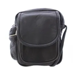 アエタ Aeta SHOULDER POUCH ショルダーポーチ ショルダーバッグ レザー ワンカラー 黒 ブラック /BB